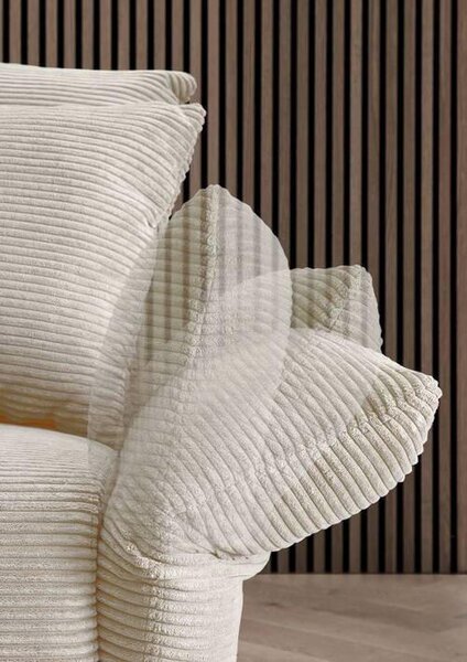 ROHOVÁ SEDAČKA, textil, béžová P & B - Sedací soupravy, Online Only