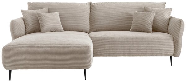 ROHOVÁ SEDAČKA, textil, béžová P & B - Sedací soupravy, Online Only