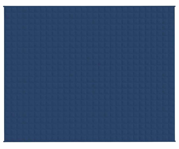 Zátěžová deka modrá 235 x 290 cm 11 kg textil