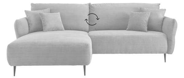 ROHOVÁ SEDAČKA, textil, antracitová P & B - Sedací soupravy, Online Only