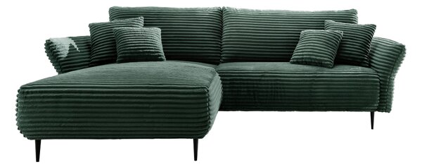 ROHOVÁ SEDAČKA, textil, tmavě zelená P & B - Sedací soupravy, Online Only