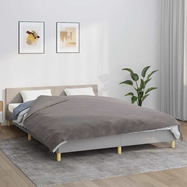 Zátěžová deka s povlečením šedá 200 x 225 cm 13 kg textil