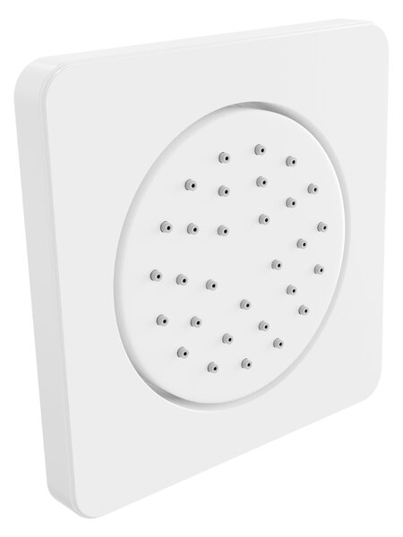 Mexen - podmítková sprchová tryska, čtvercová, 130x130 mm, bílá, 79366-20