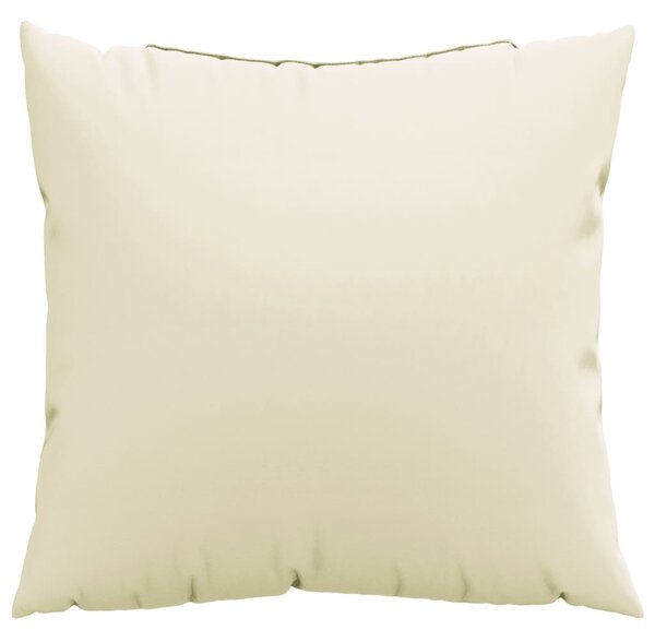 Polštáře na pohovku 4 ks krémové 60 x 60 cm textil