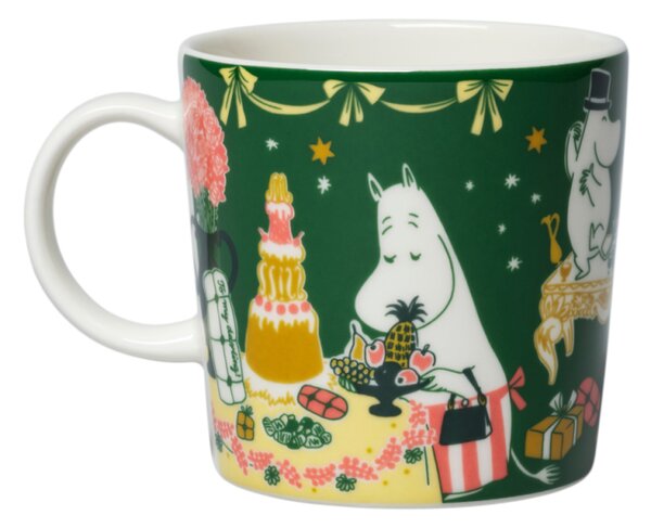 Arabia Hrnek Moomin Gift of Love 0,3l, zelený