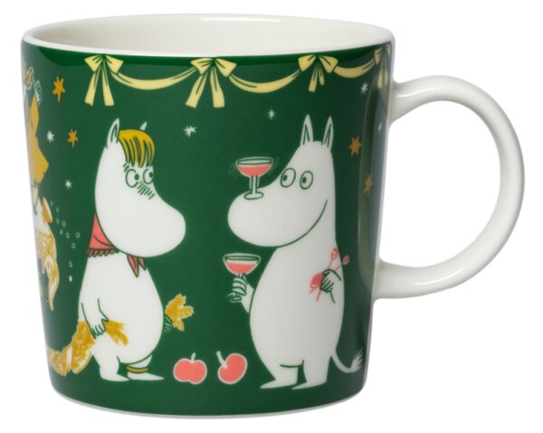 Arabia Hrnek Moomin Gift of Love 0,3l, zelený