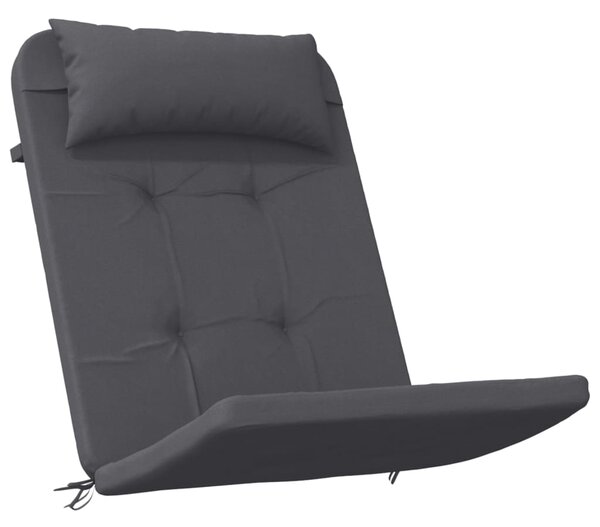 Podušky na židli Adirondack 2 ks antracitové oxfordská látka