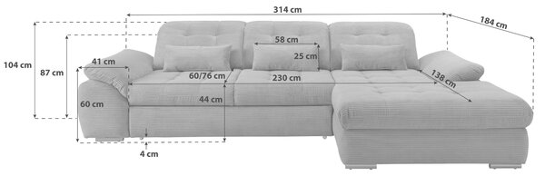 ROHOVÁ SEDAČKA, textil, tmavě zelená Livetastic - Sedací soupravy, Online Only