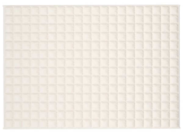 Zátěžová deka světle krémová 135 x 200 cm 6 kg textil