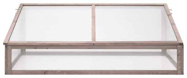 Skleník šedý 110 x 56 x 39 cm jedlové dřevo