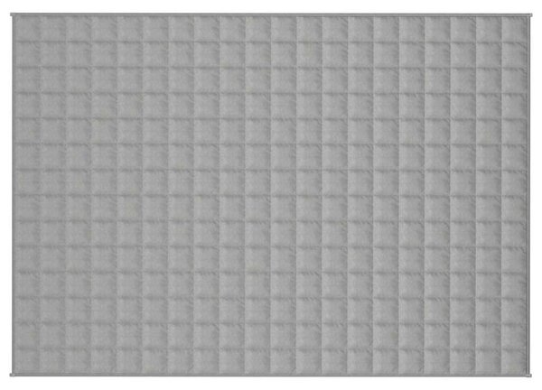 Zátěžová deka šedá 140 x 200 cm 6 kg textil