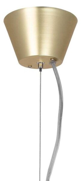 Globen Lighting Závěsné světlo Torrano Ø 30 cm Travertin, stmívatelný, Krémová / jantar, Obývací pokoj / jídelna, Kámen, Design, Koule