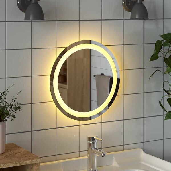 Koupelnové LED zrcadlo 40 cm kulaté