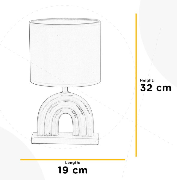 DĚTSKÁ STOLNÍ LAMPIČKA, 19/32/32 cm - Online Only svítidla, Online Only