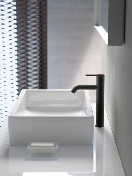 Duravit C.1 umyvadlová baterie stojící černá C11030002046
