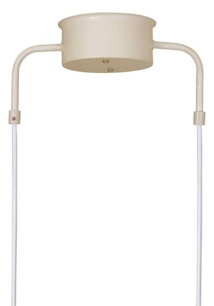 Globen Lighting závěsné světlo CURVE 5, béžová, 5 ramen, 165 cm, stmívatelný, Krémová / jantar, Obývací pokoj / jídelna, kov, Vintage