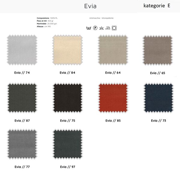 Doimo Salotti Minimalistické křeslo Tania, látka Podnoží: Dub (Venere Cenere) - dřevo, Čalounění: kategorie C - látka
