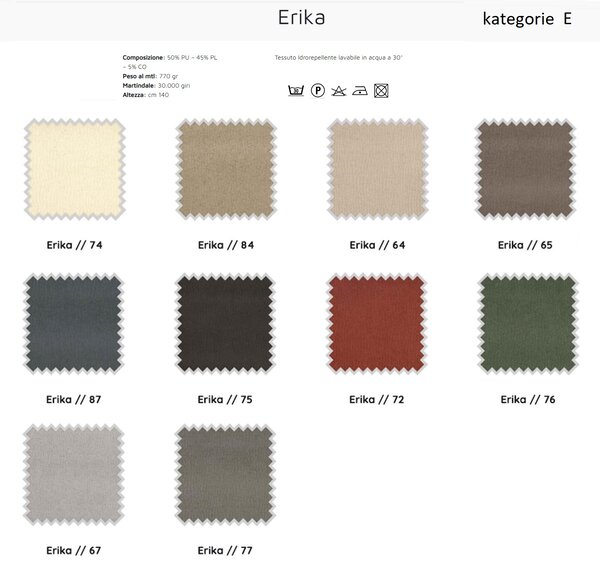 Doimo Salotti Minimalistické křeslo Tania, látka Podnoží: Dub (Venere Cenere) - dřevo, Čalounění: kategorie C - látka