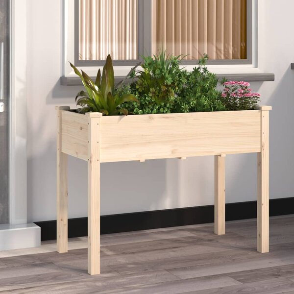 Truhlík s vložkou 118 x 59 x 76 cm masivní jedlové dřevo