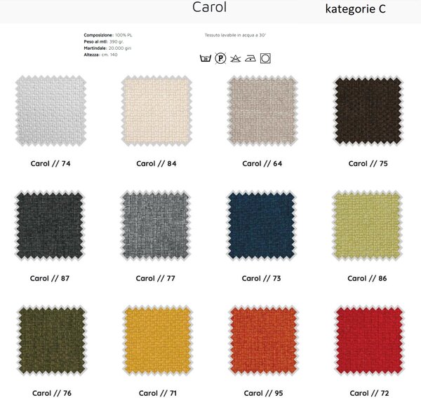 Doimo Salotti Minimalistické křeslo Tania, látka Podnoží: Dub (Venere Cenere) - dřevo, Čalounění: kategorie C - látka