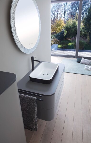Duravit C.1 umyvadlová baterie stojící černá C11030002046