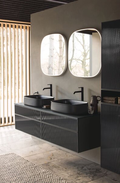 Duravit C.1 umyvadlová baterie stojící černá C11030002046