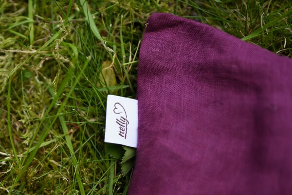 Nelly LEN Super soft - fuchsiový povlak na polštář Rozměr: 70/90 CM ZIP
