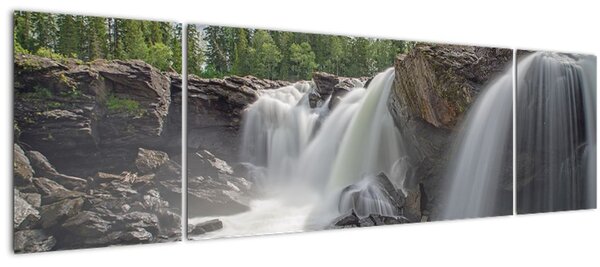 Obraz vodopádů (170x50 cm)