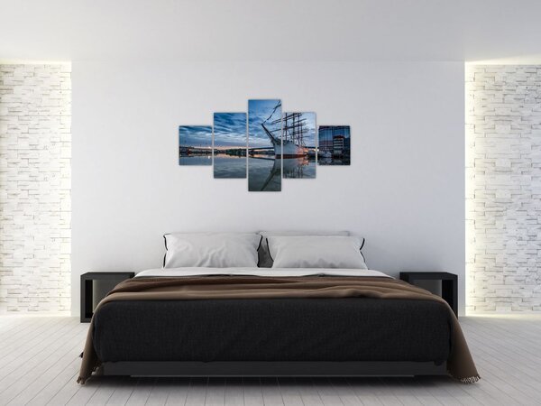 Obraz plachetnice (125x70 cm)