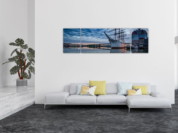 Obraz plachetnice (170x50 cm)
