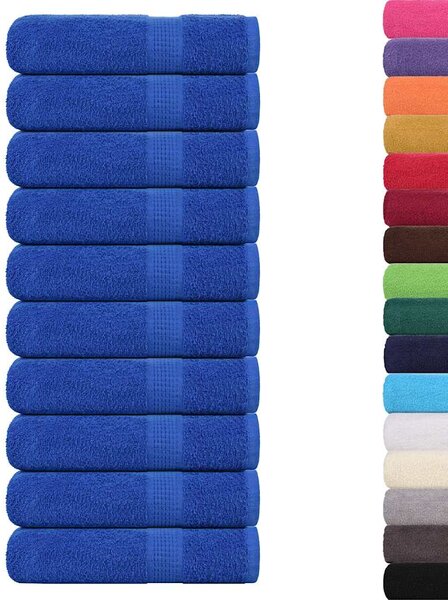 Ručníky FROGN 10 ks modré 50x100 cm 360 g/m²