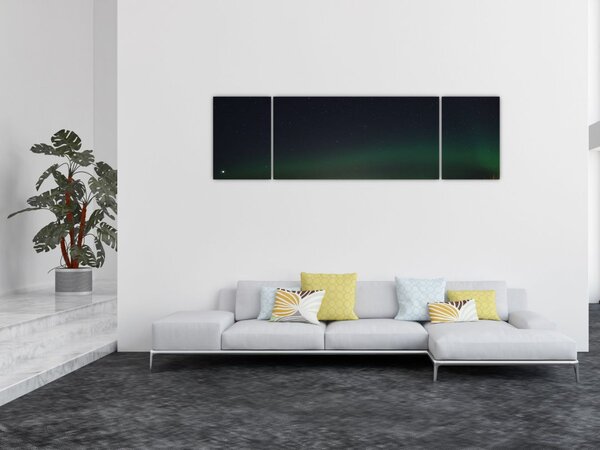 Obraz polární záře (170x50 cm)