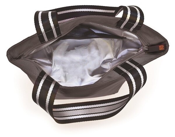 Svačinová termotaška Tote, 3,7l, Iris Barcelona, šedá