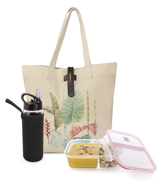 Moderní dámská termotaška Natural Bali, 15l, Iris Barcelona, krémová