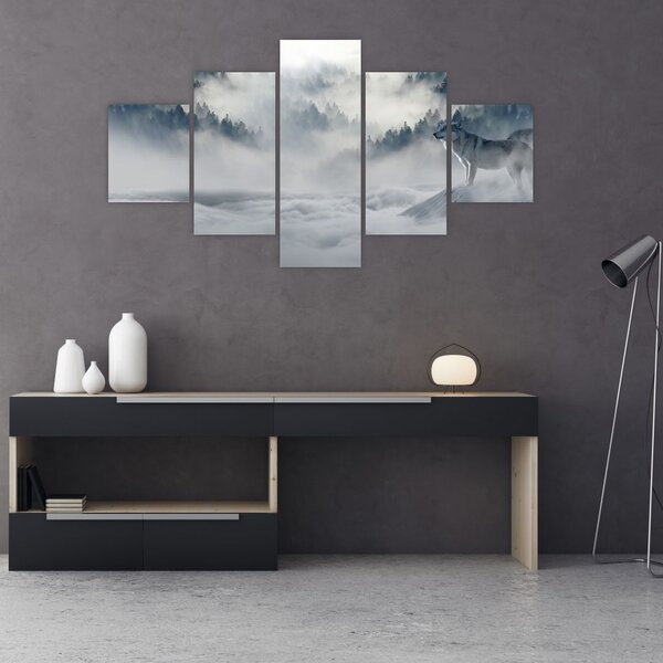 Obraz vlků (125x70 cm)