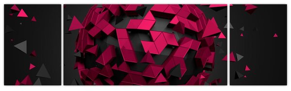 Obraz 3D abstrakce (170x50 cm)