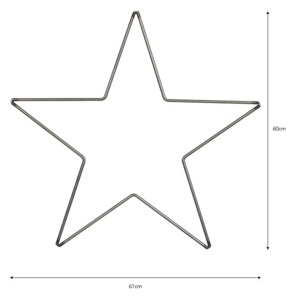 Dekorativní závěsná hvězda Farringdon 60 cm