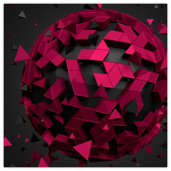 Obraz 3D abstrakce (30x30 cm)