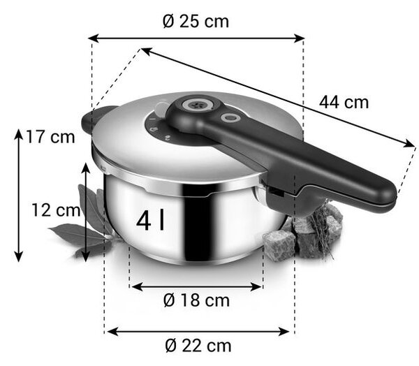 Tlakový hrnec SmartCLICK 4,0 l