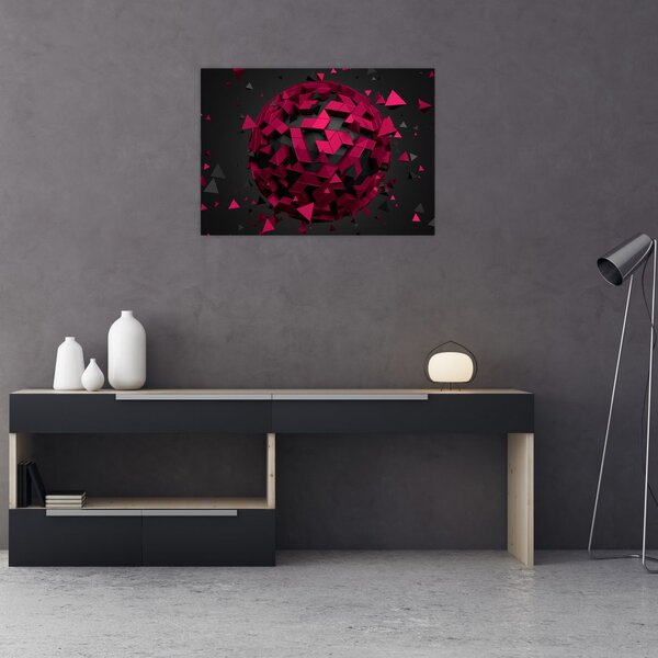 Obraz 3D abstrakce (70x50 cm)