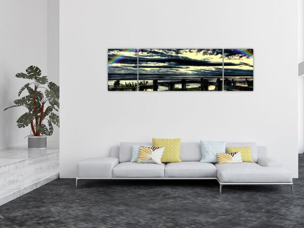 Obraz duhy nad mořem (170x50 cm)