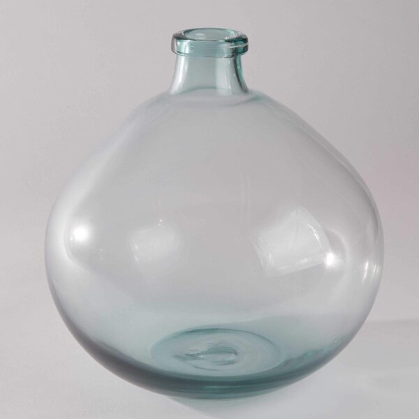 BALLOON Skleněná váza 30 cm - sv.zelená
