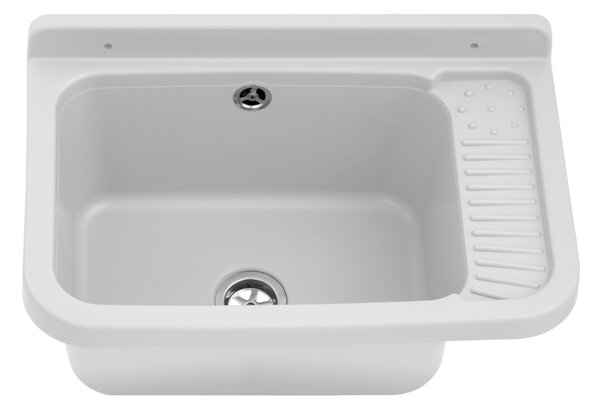 Gamma Gradia, univerzální plastová výlevka 508x338x240, bílá, GMA-KGG50-WH