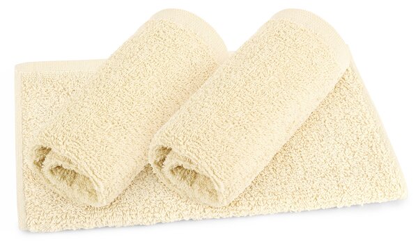 BELLATEX Froté ručník - sada 3ks Smetanová 30x50 cm