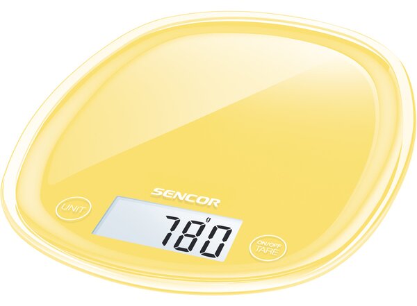 Sencor SKS 36YL kuchyňská váha, žlutá
