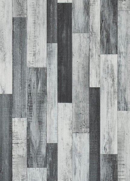 Breno PVC PLAZA Cuban Oak 909M - šedé dřevo, šíře 100 cm