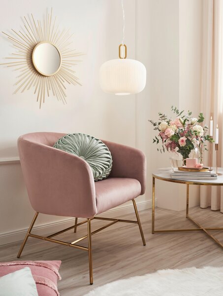 KONFERENČNÍ STOLEK, šedá, bílá, barvy zlata, kov, sklo, 80/80/45 cm Ambia Home - Konferenční stolky