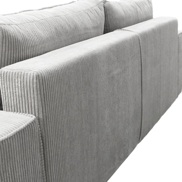 ROZKLÁDACÍ POHOVKA, textil, šedá MID.YOU - Rozkládací pohovky, Online Only