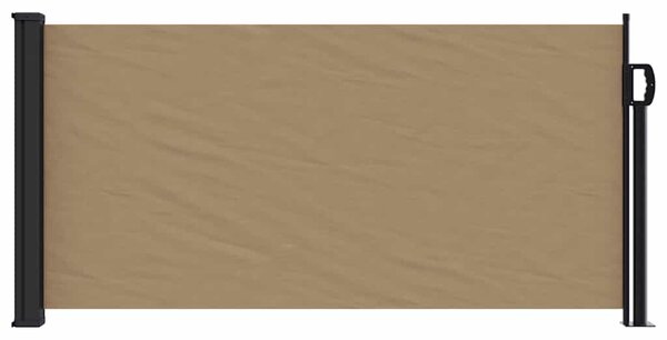 Zatahovací boční markýza taupe 100 x 300 cm
