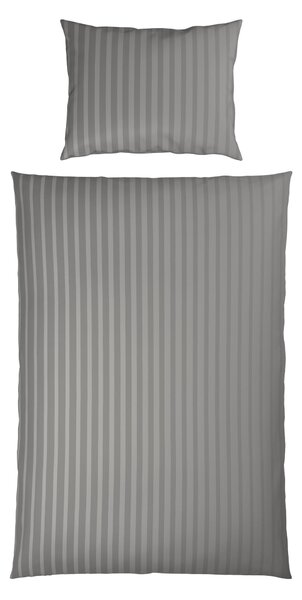 POVLEČENÍ, satén, barvy stříbra, 140/200 cm Dieter Knoll - Povlečení